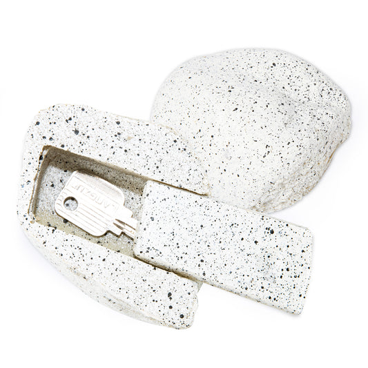 Fake Rock Key Hider Safe for Outdoor Garden or Yard, Large Size Fake Stone Hidden Safe - Looks Stone- Hide A Key Outside in Rock