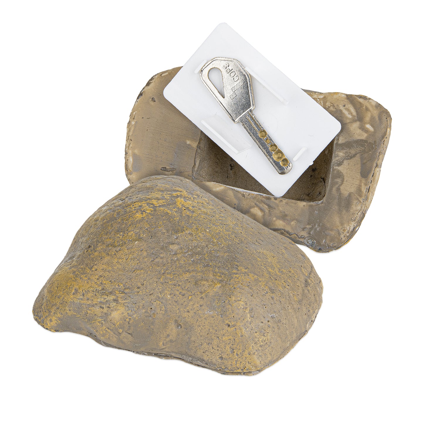 Fake Rock Key Hider Safe for Outdoor Garden or Yard, Large Size Fake Stone Hidden Safe - Looks Stone- Hide A Key Outside in Rock