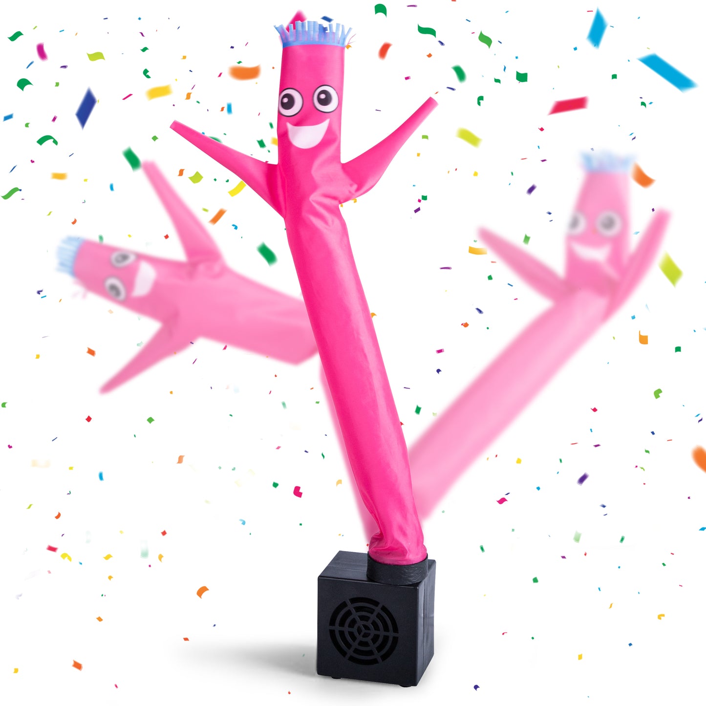 Mini Wacky Waving Inflatable Tube Guy with Blower - Funny Mini Inflatable Tube Man Desktop Decor White Elephant Gift for Birthdays Store Displays Parties Office Pranks