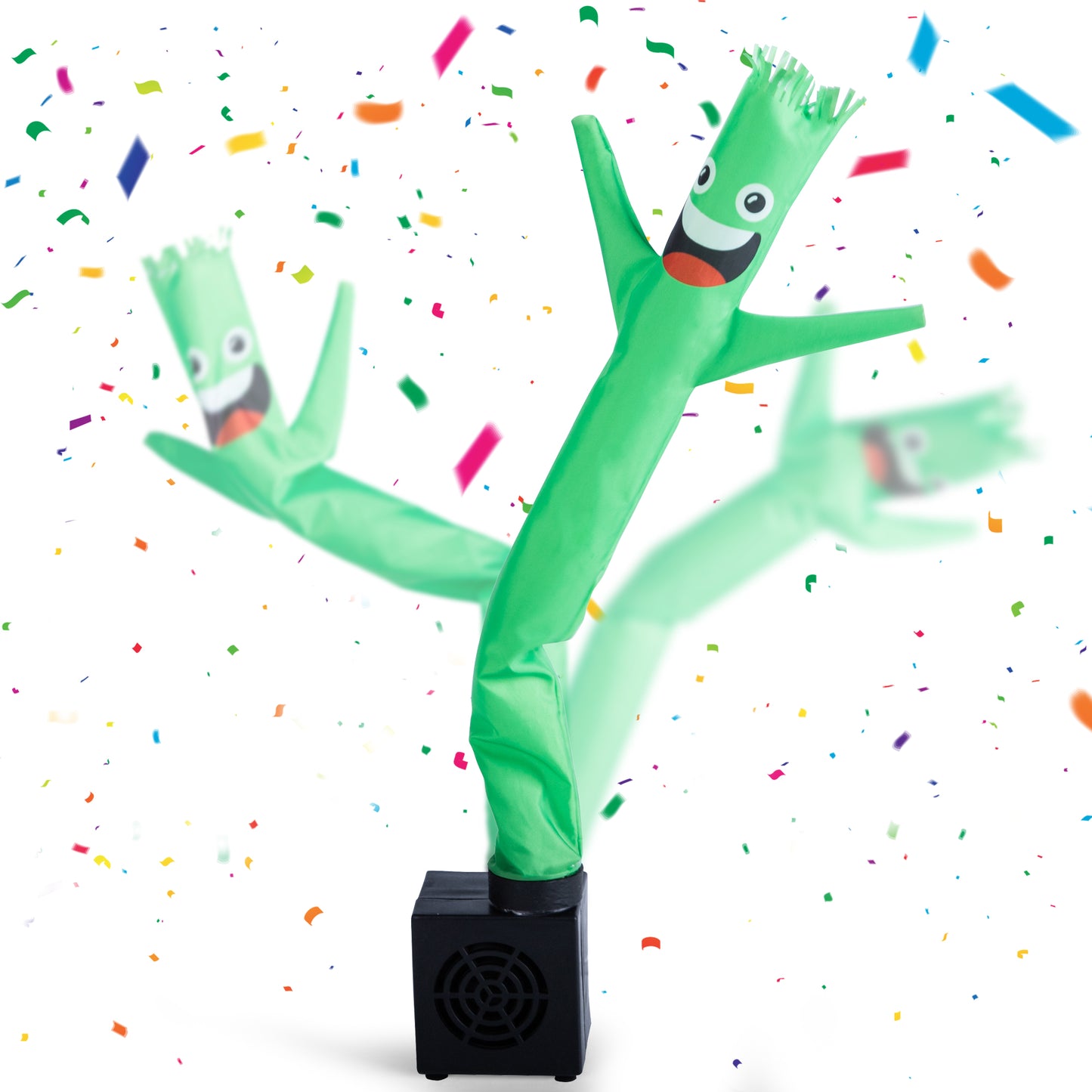 Mini Wacky Waving Inflatable Tube Guy with Blower - Funny Mini Inflatable Tube Man Desktop Decor White Elephant Gift for Birthdays Store Displays Parties Office Pranks