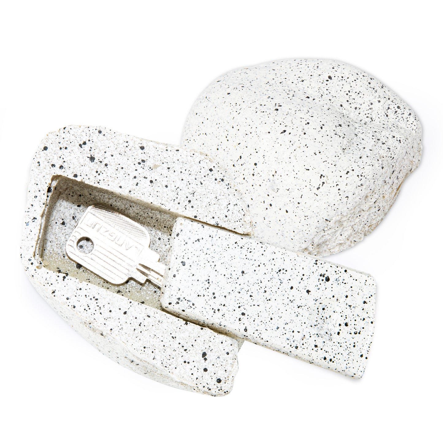 Fake Rock Key Hider Safe for Outdoor Garden or Yard, Large Size Fake Stone Hidden Safe - Looks Stone- Hide A Key Outside in Rock