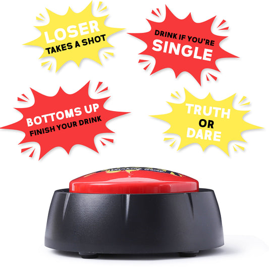 Drinking Games for Adults Funny Party Interactive Game Button for Game Night Party Friends Play or Any Occasion 21st Birthday Gift & Party Starter