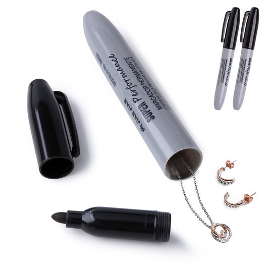 Fake Pen Diversion Safe Keep Your Valuables Secretly, Hidden Safe Storage as a Marker Pen to Hide Small Items- 2pc