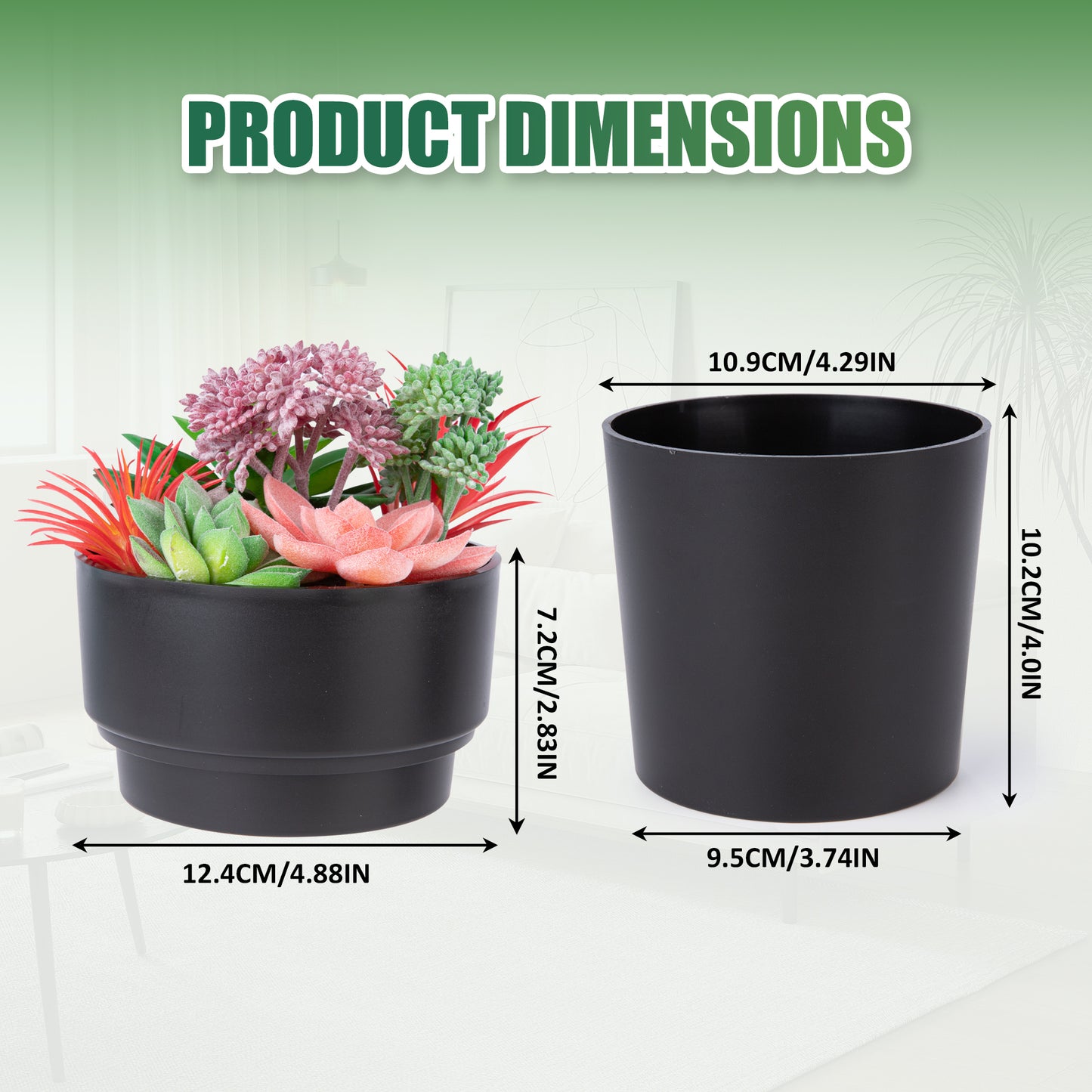 Flower Pot Diversion Safe, Secret Storage Hidden Safe Box Keep Your Valuables Safe Like Money, Keys, and Jewelry- Includes Plants